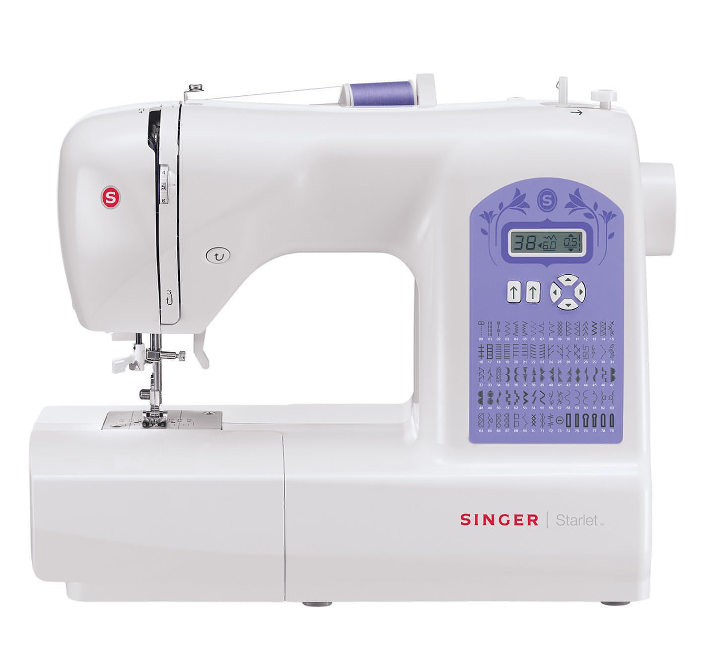 Copy of Singer Starlet 6680 Special Edition - Heavy Duty with 80 stitch patterns - Sewing from Silk to Leather - Ex Display B grade may have signs of use or slight cosmetic marks