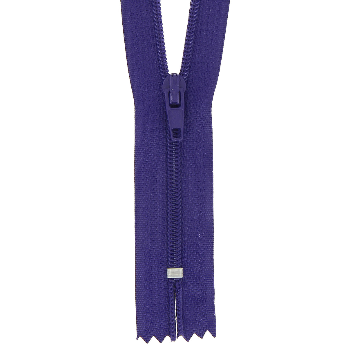 Deep Purple 10cm Milward nylon zip with closed end
