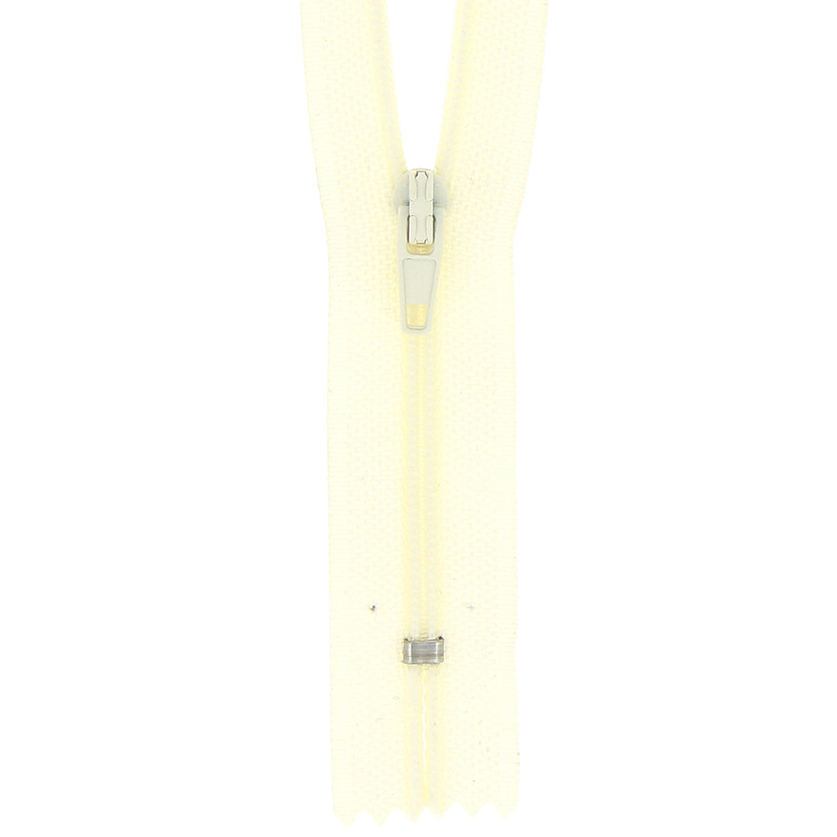 Cream Milward 15cm nylon dress zip