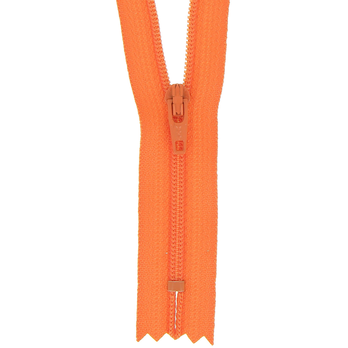 Milward 18cm orange nylon dress and skirt zip