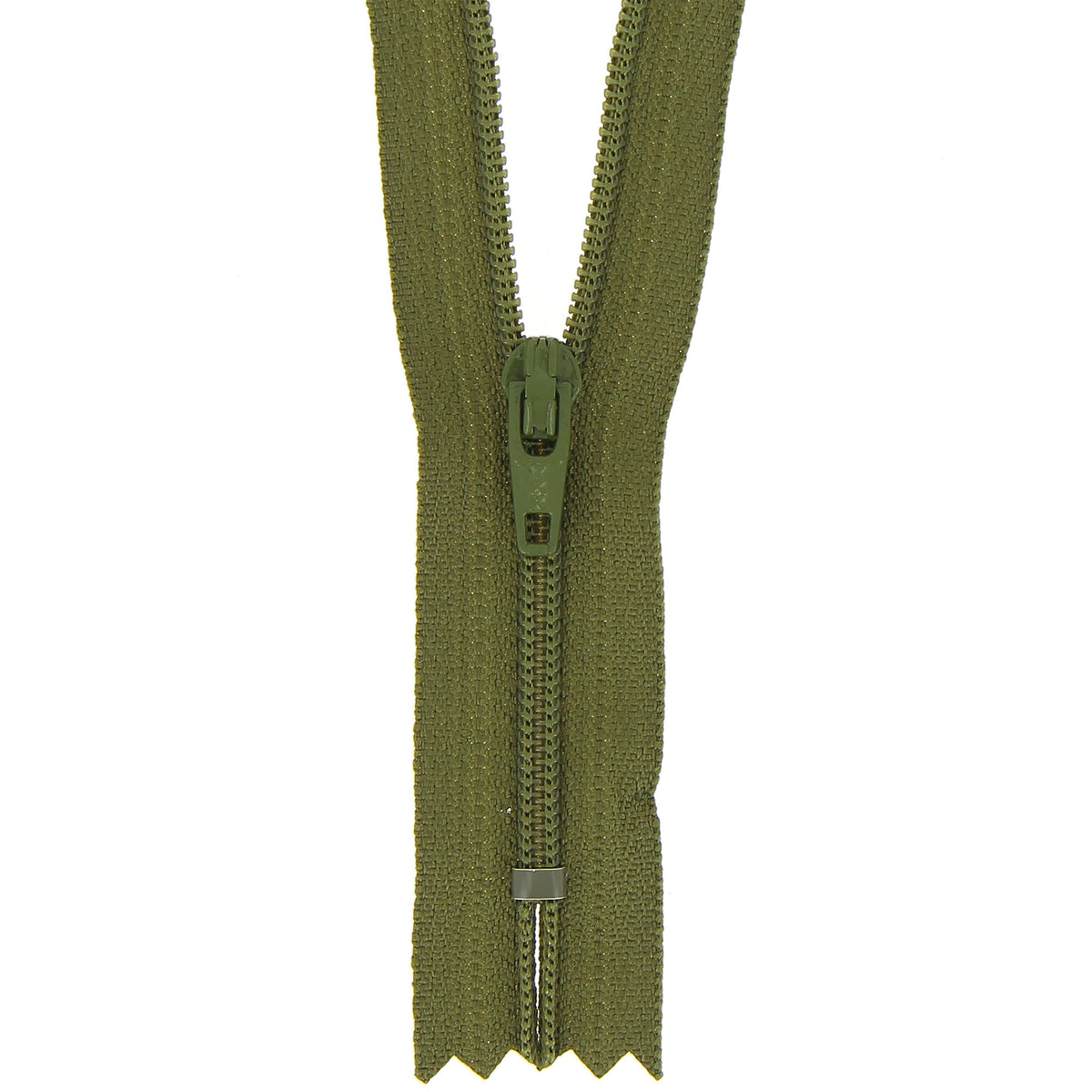 Moss Milward 20cm nylon dress and skirt zip with label