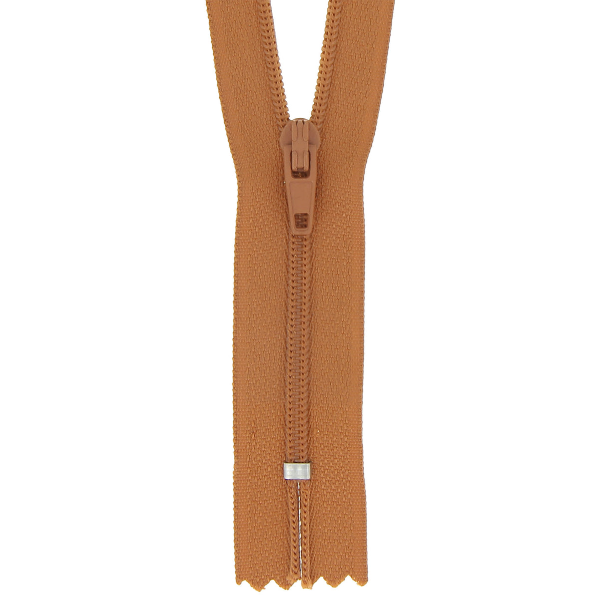 Milward 30cm bronze nylon dress and skirt zip