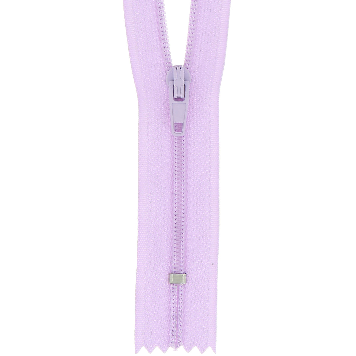 Milward 40cm light orchid closed-end nylon zip