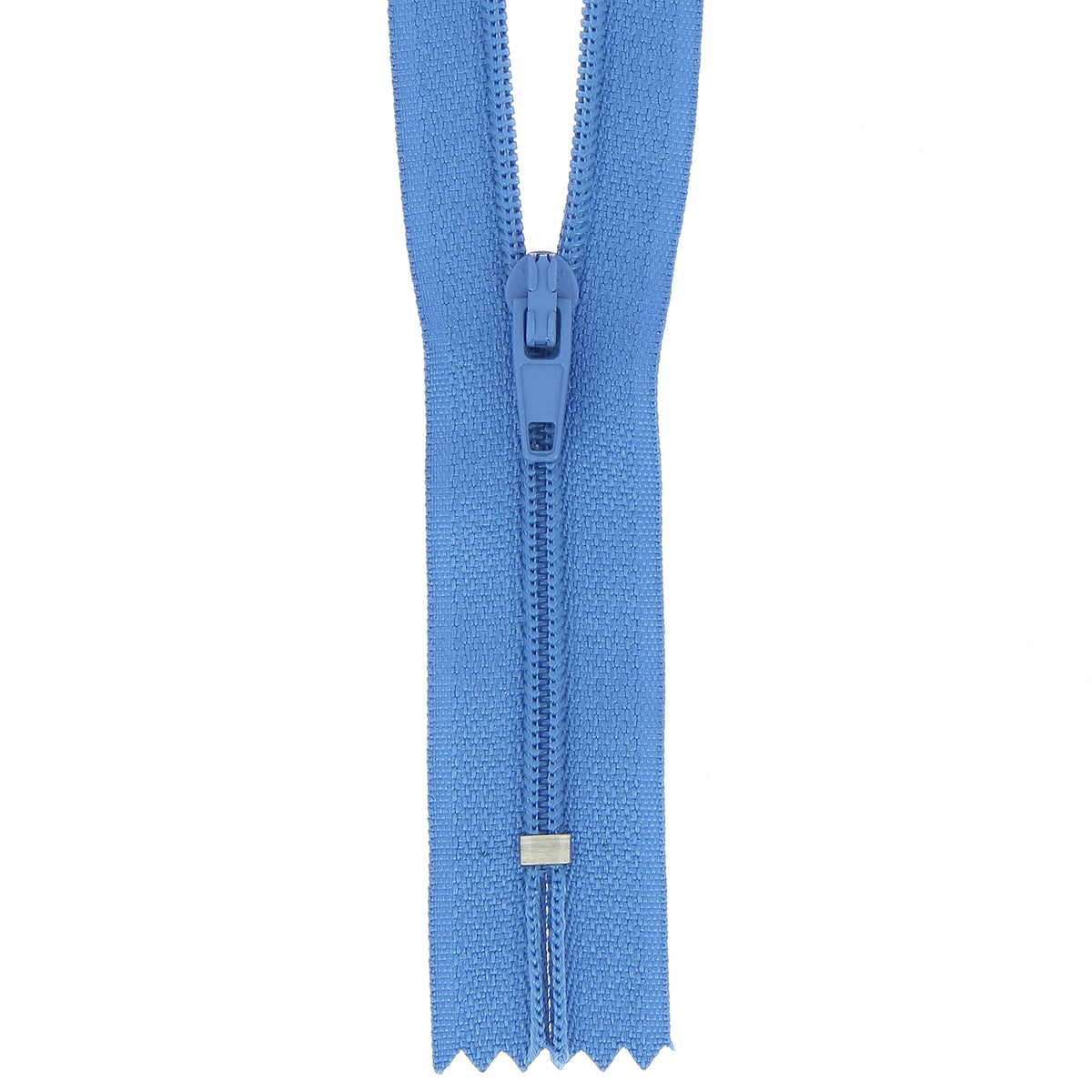 Milward 40cm saxe blue closed-end nylon zip