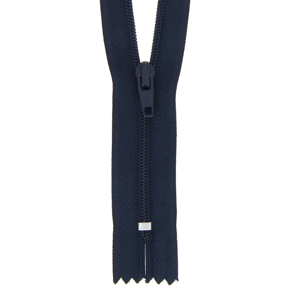 Milward 40cm navy closed-end nylon zip