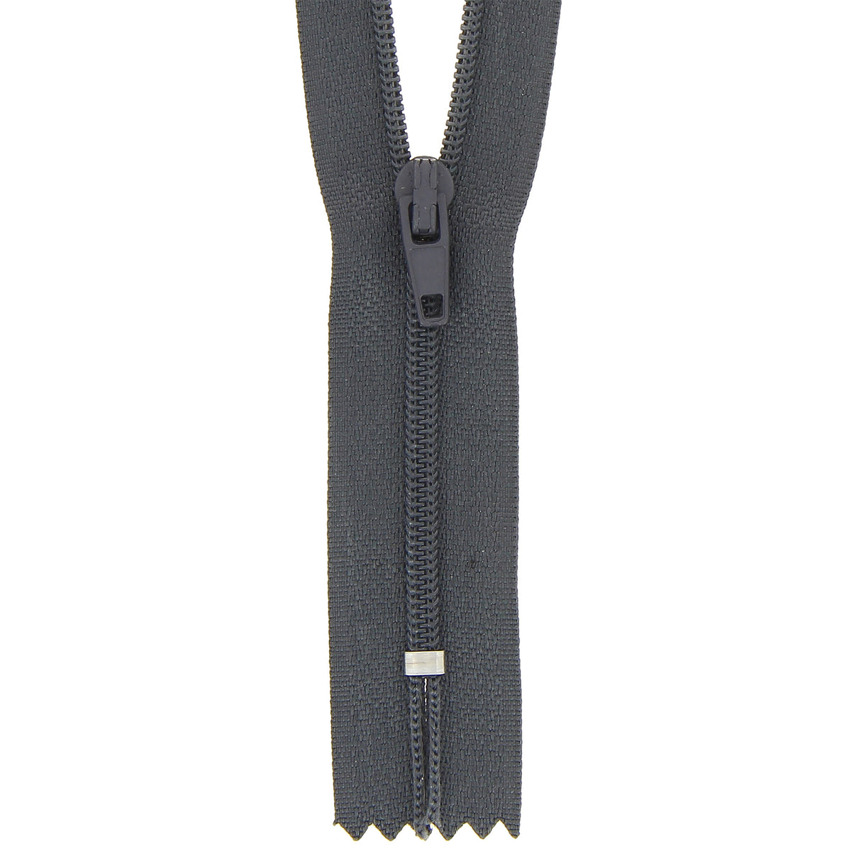Charcoal Milward nylon dress zip, 40cm
