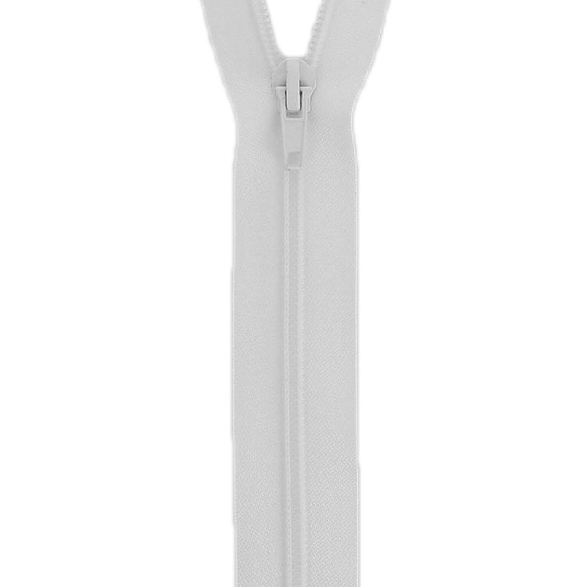 Milward white open-end nylon zip, 50cm