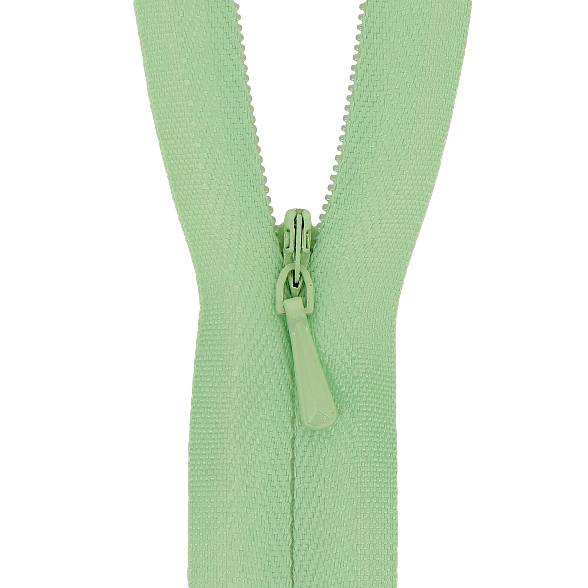 Milward pale lime 60cm concealed zip