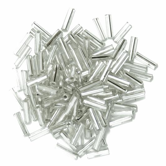 Trimits Silver Bugle Beads - 8g