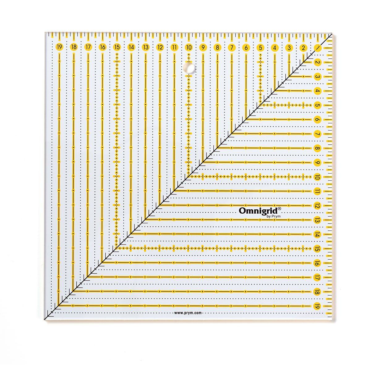Prym Omnigrid Square Ruler - 31.5cm x 31.5cm