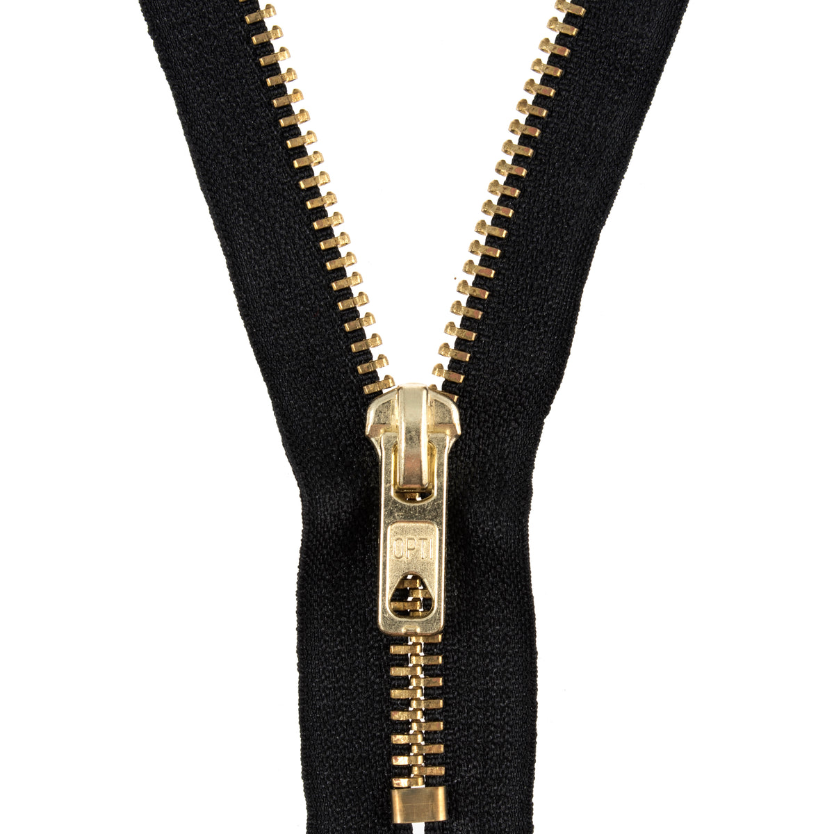 Opti Gold Metal Closed End Zip - 20cm - 9700.0020