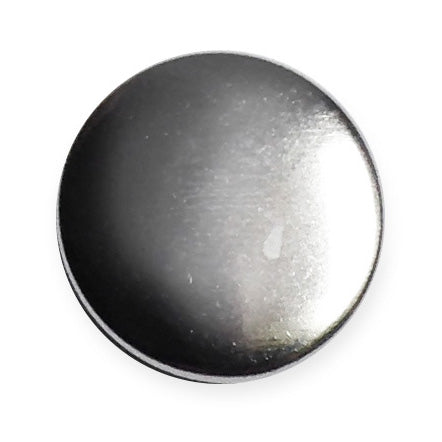 Pack of silver 10.5mm solid top snap fasteners with fitting tool