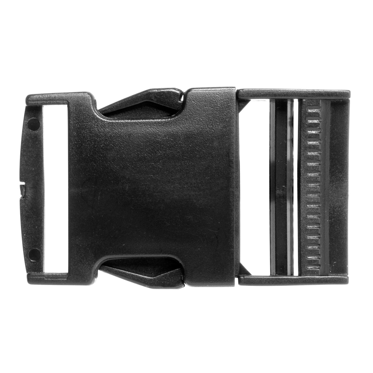 Black plastic 25mm quick release clip buckle