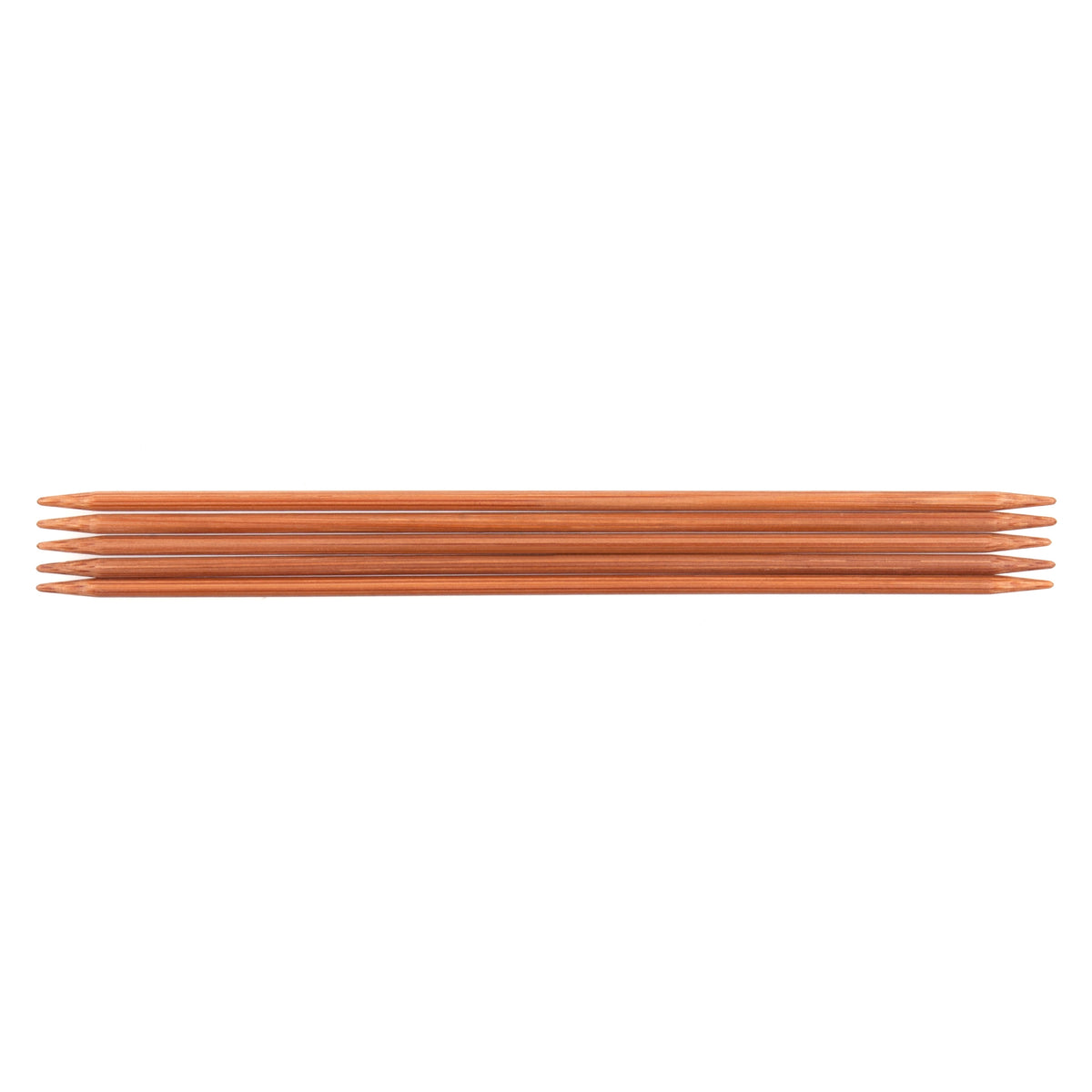 Set of five Milward 3.5mm bamboo double-pointed knitting needles