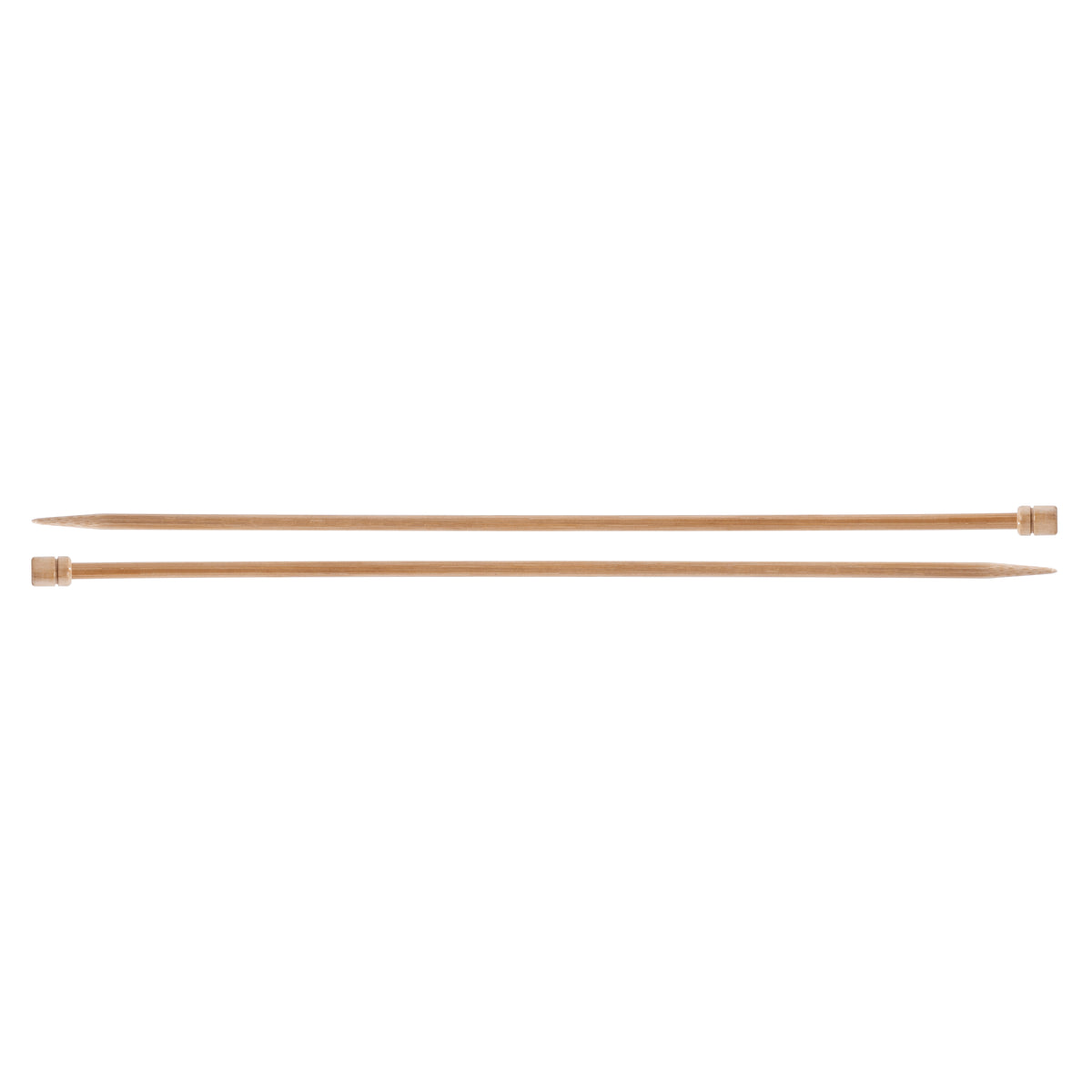 Pair of Milward bamboo single-ended knitting needles, 5mm