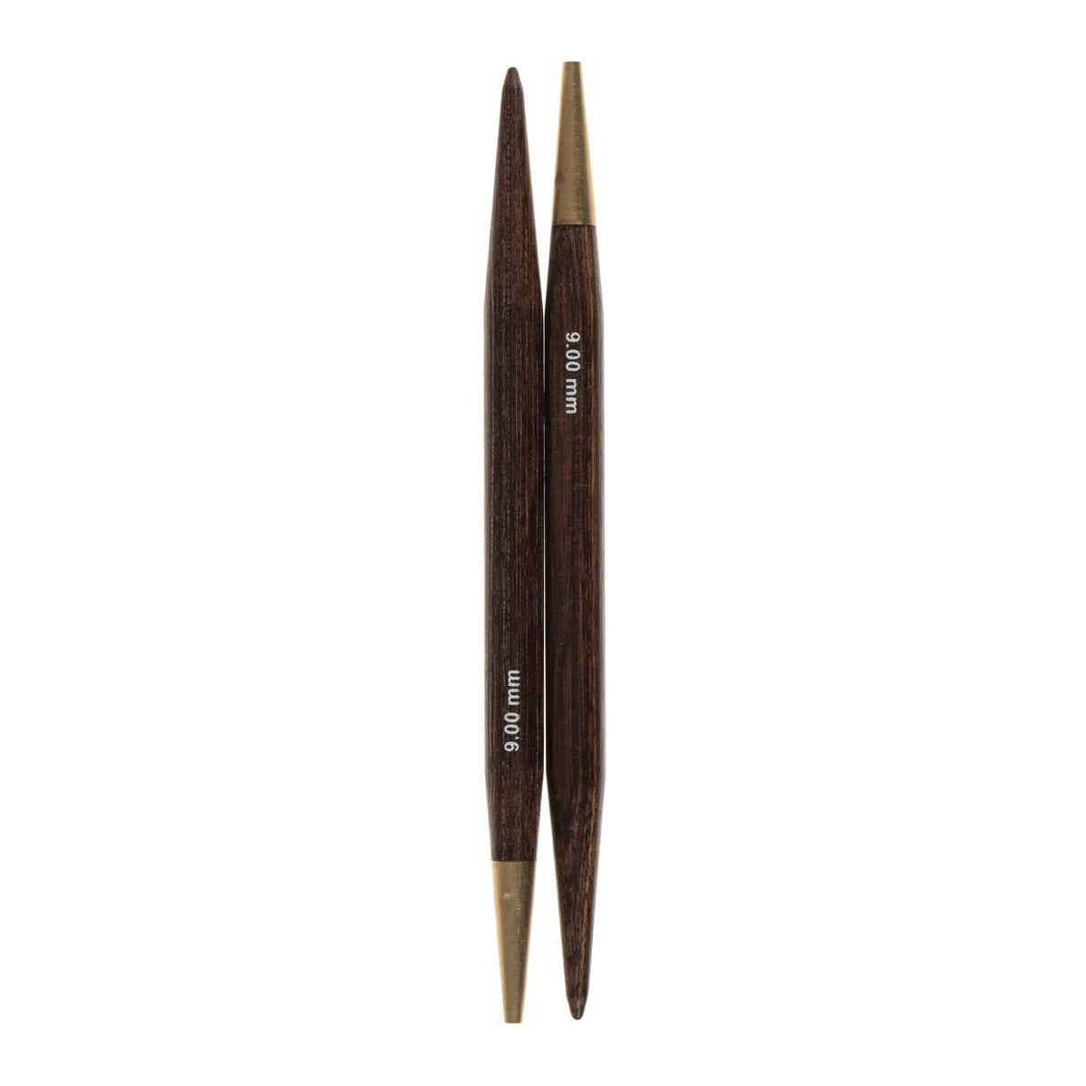 Milward wooden interchangeable circular knitting needle tips, 14cm, 9mm