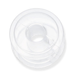 Three plastic sewing machine bobbins in Milward packaging