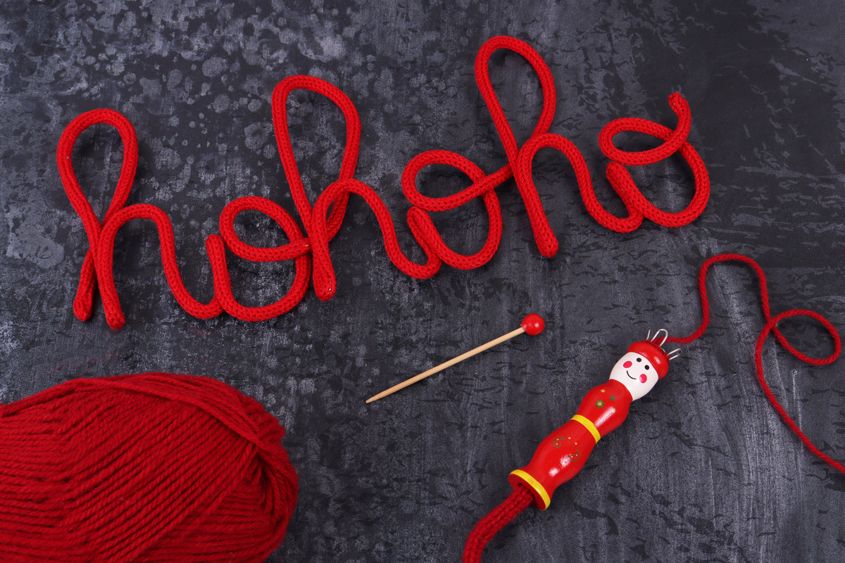 Knitting dolly French knitter with needle