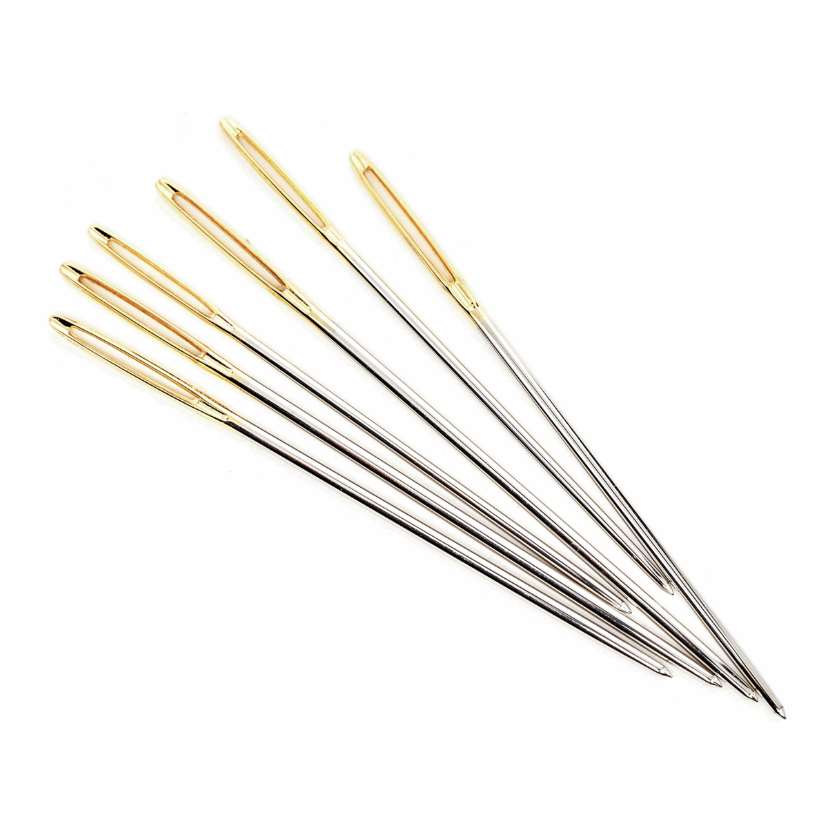 Premium Hand Sewing Needles x 6 - Sizes 18-22 *Hemline Gold Edition*
