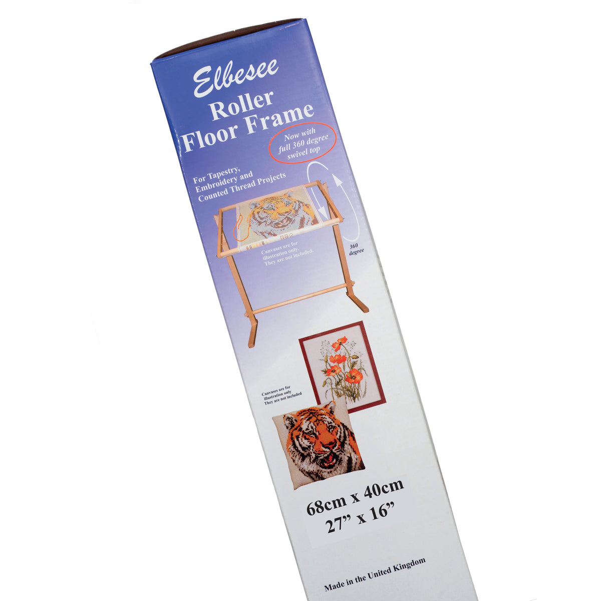 Elbesee wooden floorstanding roller tapestry frame