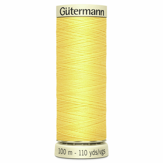 Gutermann Sew-All Thread 100m - Baby Yellow (#852)