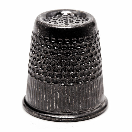 Premium Black Thimble - Large *Hemline Gold Edition*