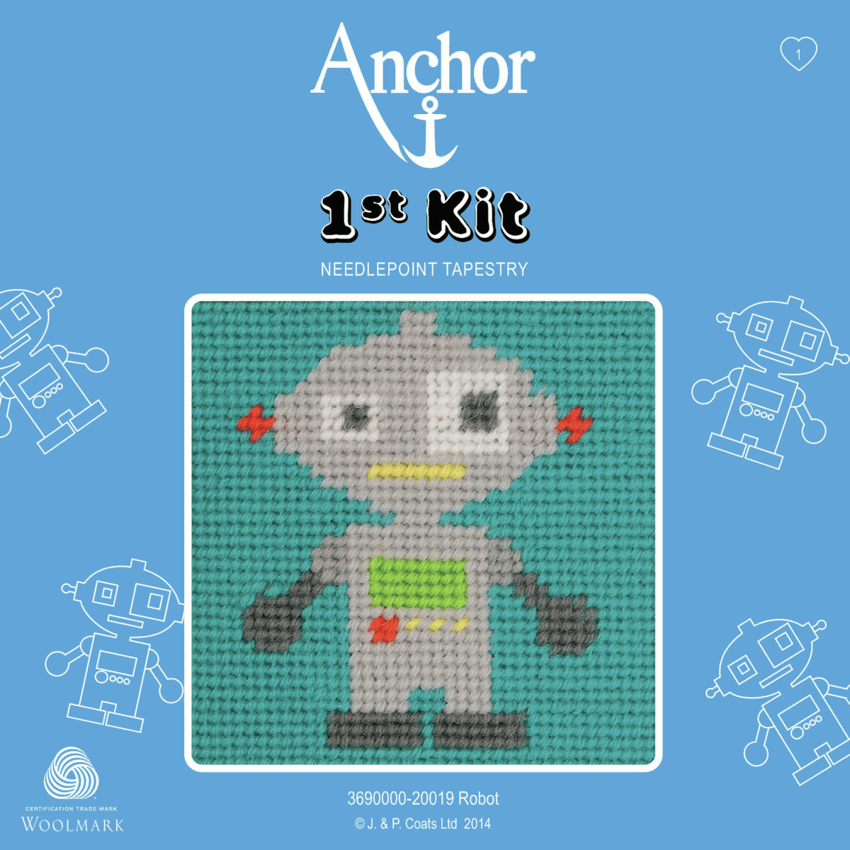Anchor My 1st Tapestry Kit - Robot