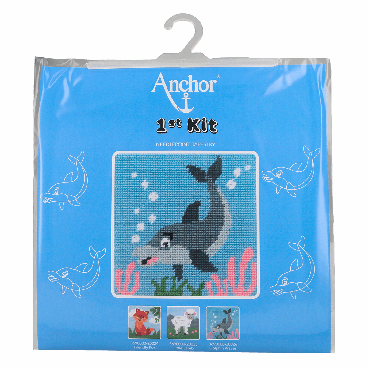 Anchor My 1st Tapestry Kit - Dolphin Waves