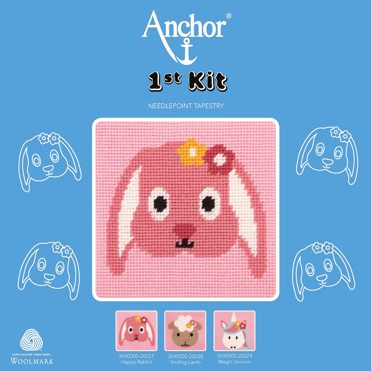Anchor My 1st Tapestry Kit - Happy Rabbit