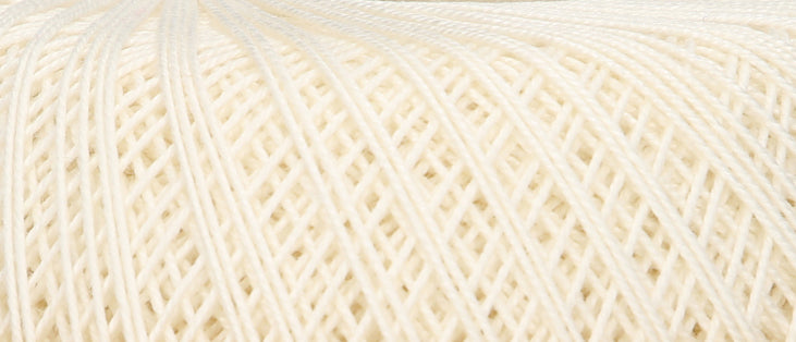 Ball of Puppets Eldorado cotton crochet yarn in cream