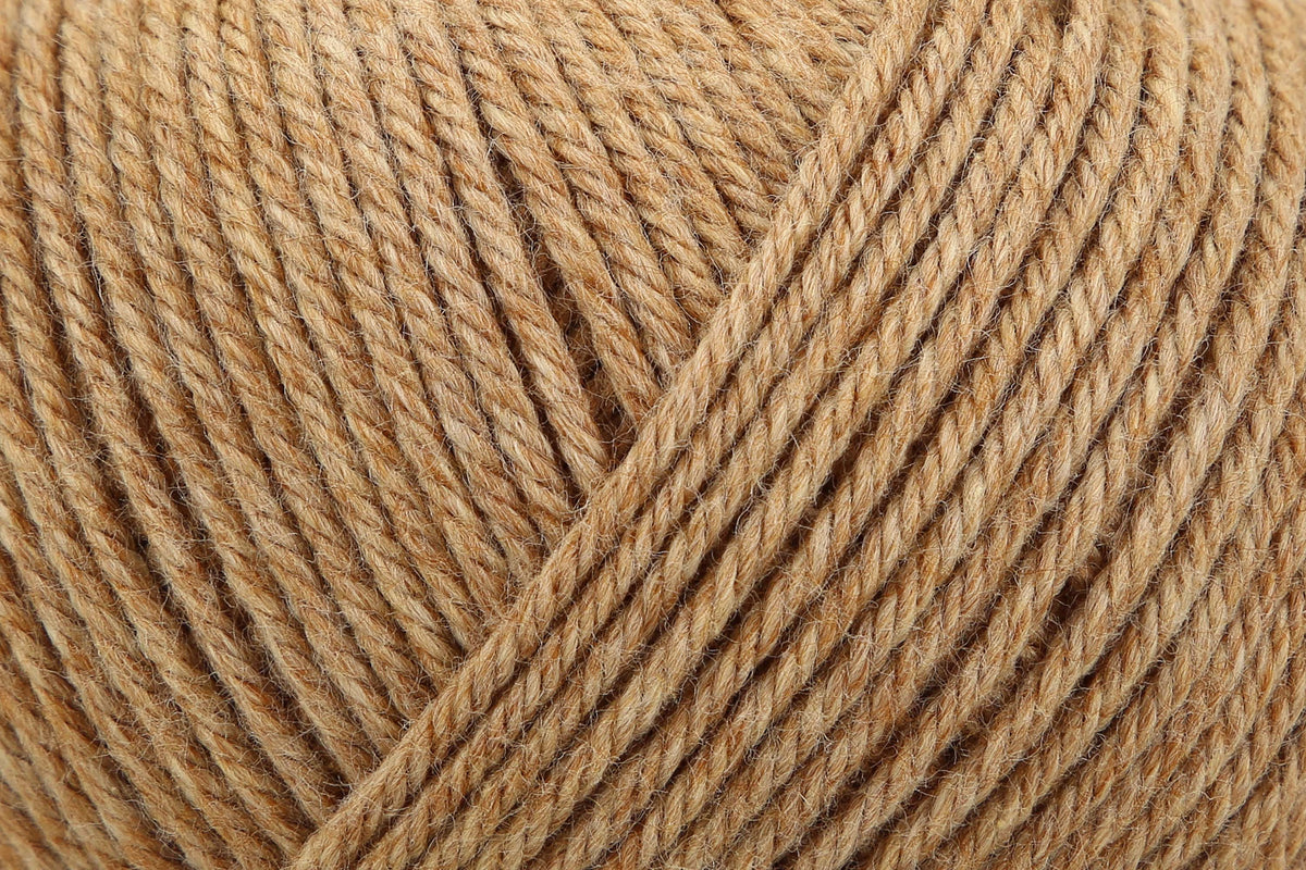 Ball of Anchor Cotton 'n' Wool 4 ply yarn in Smoky Quartz