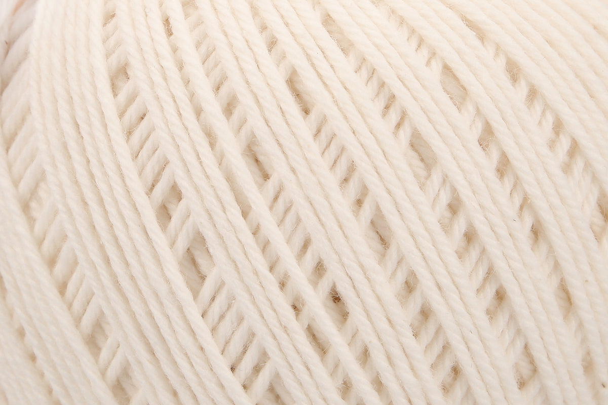 Ball of Anchor Baby Pure Cotton 4 ply yarn in White