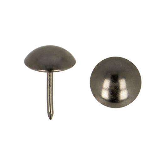 Pack of black metal upholstery nails