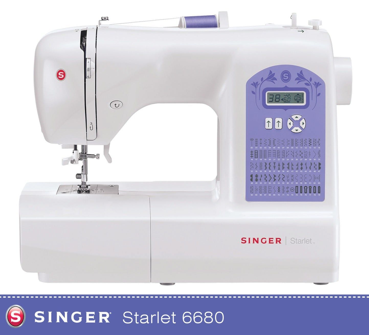 Singer Starlet 6680 Sewing Machine with Luxury Singer Carry bag and Extension Table worth over £50