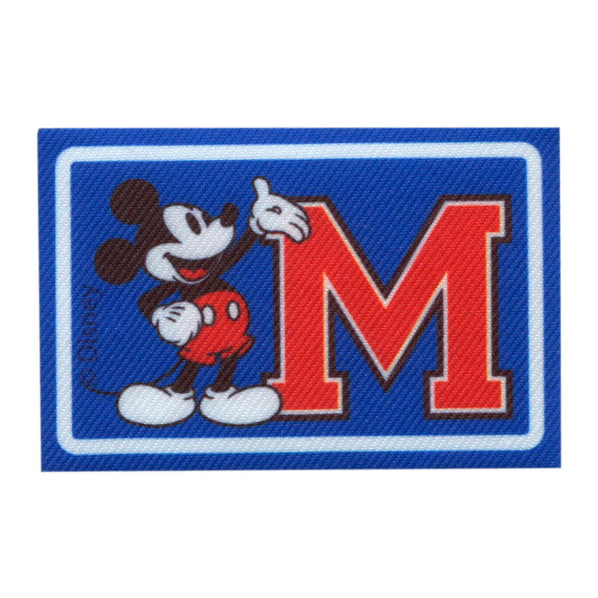 Mickey Mouse embroidered iron-on patch