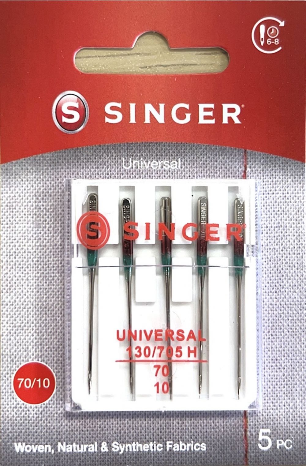 Singer Sewing Machine Needles - Universal 70/10