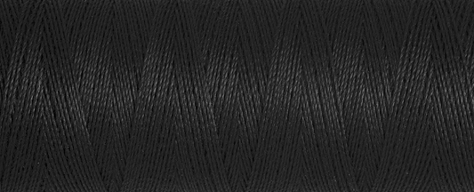 Black Gutermann Sew-All Extra Fine Thread: 200m