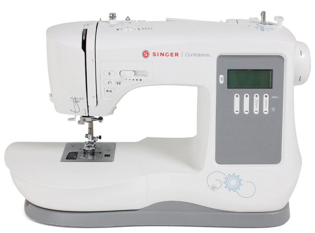 Singer Confidence 7640 Sewing Machine - extension table, 200 stitch patterns, silky smooth motor