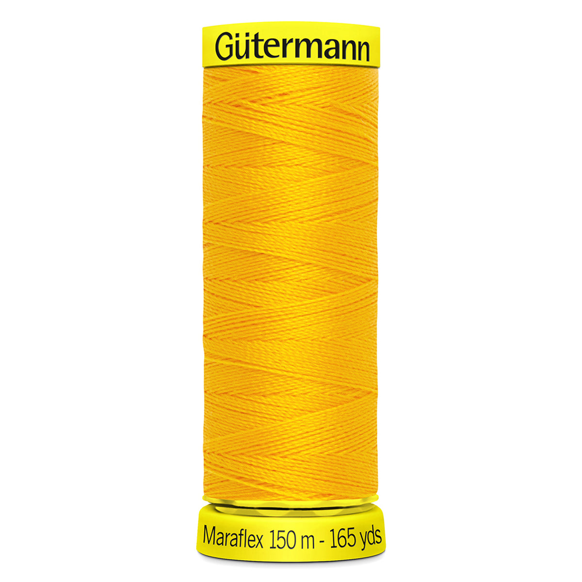 Spool of gold Gutermann Maraflex elastic sewing thread
