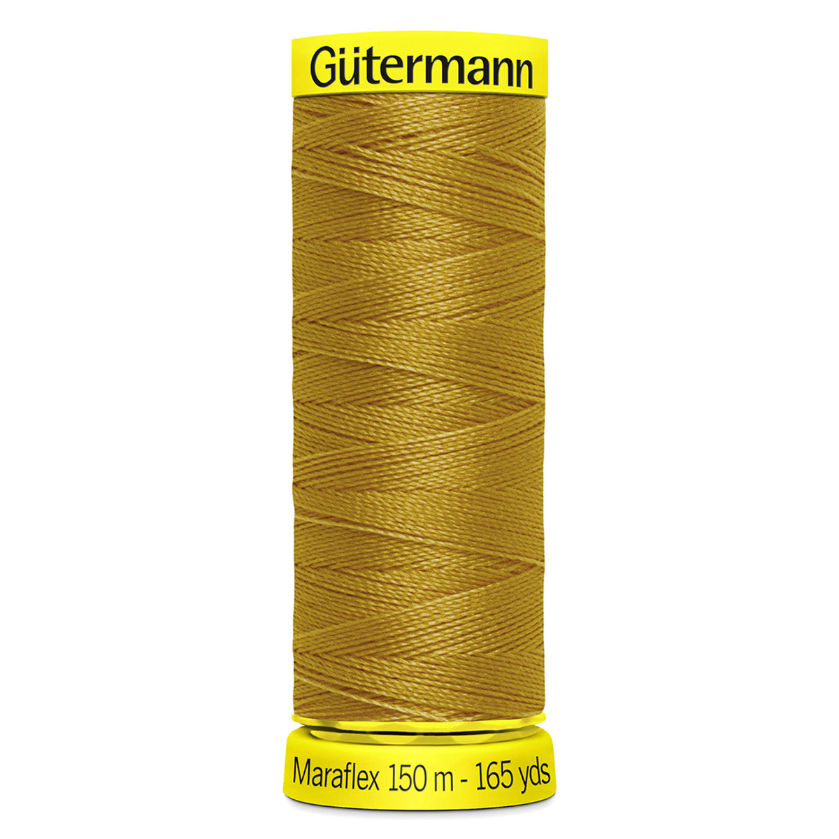 Spool of gingerbread Gutermann Maraflex elastic sewing thread