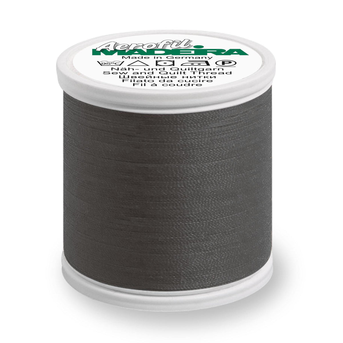 Madeira Aerofil No.120 400m spool of thread in Graphite