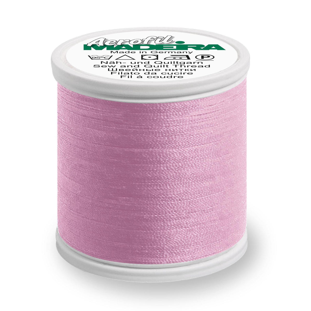 Spool of Madeira Aerofil sewing thread in Pale Lavender