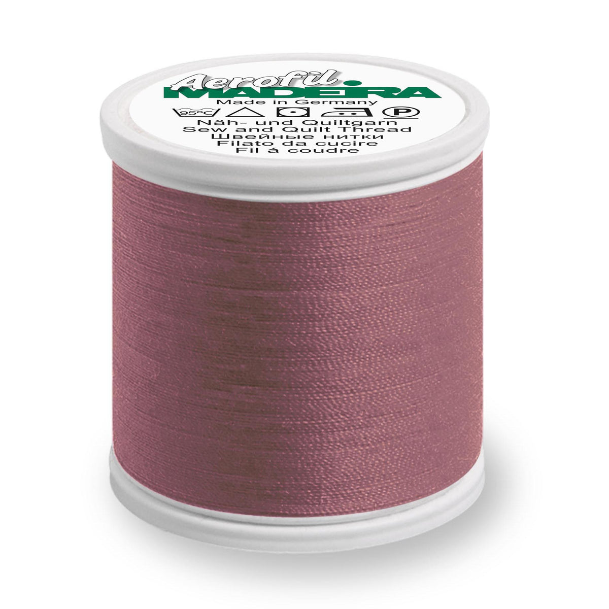 Spool of Madeira Aerofil sewing thread in Wine