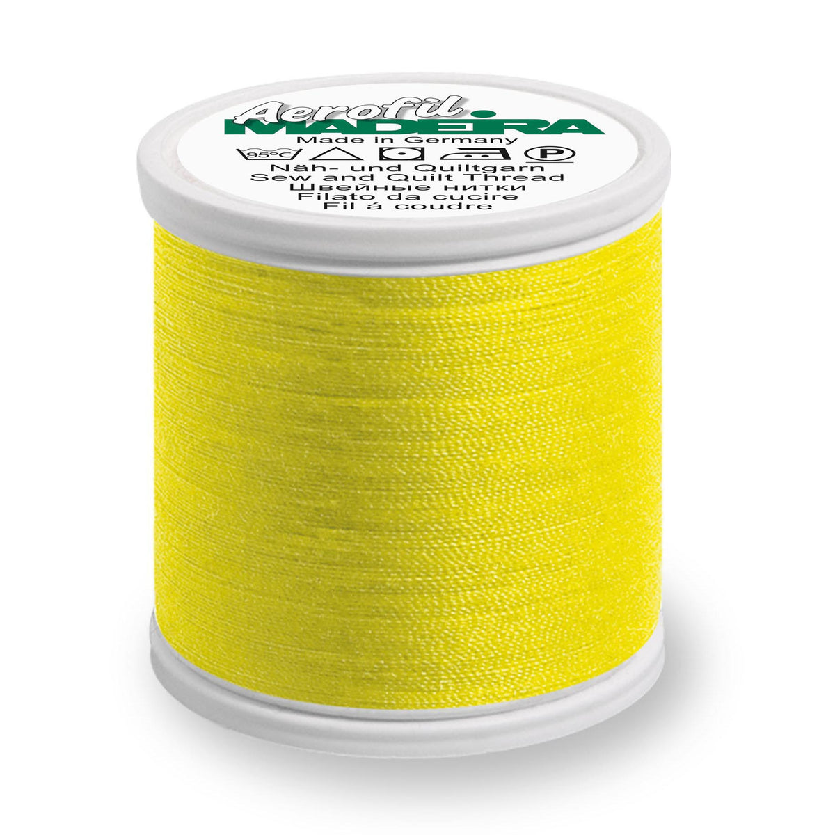 Spool of Madeira Aerofil sewing thread in Nectar