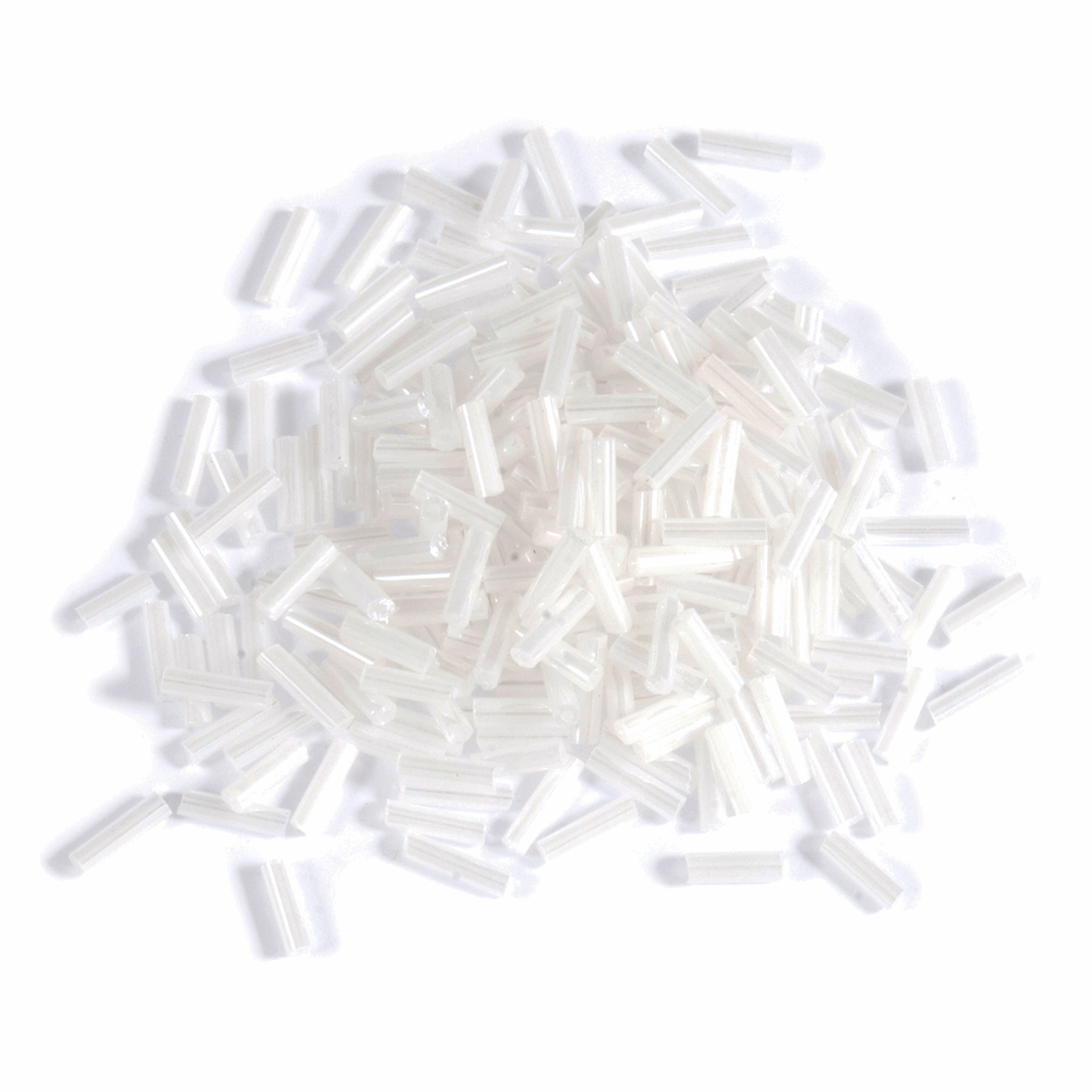 Trimits White Bugle Beads - 30g