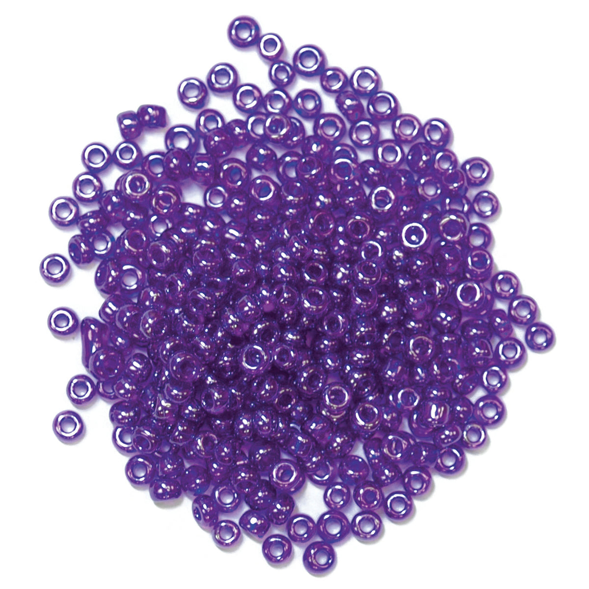 Pack of purple seed beads