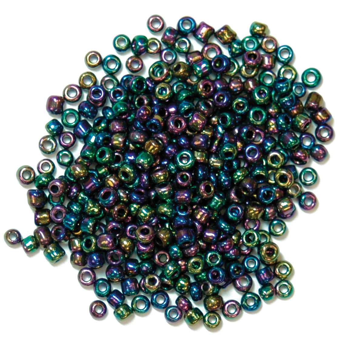 Pack of rainbow seed beads