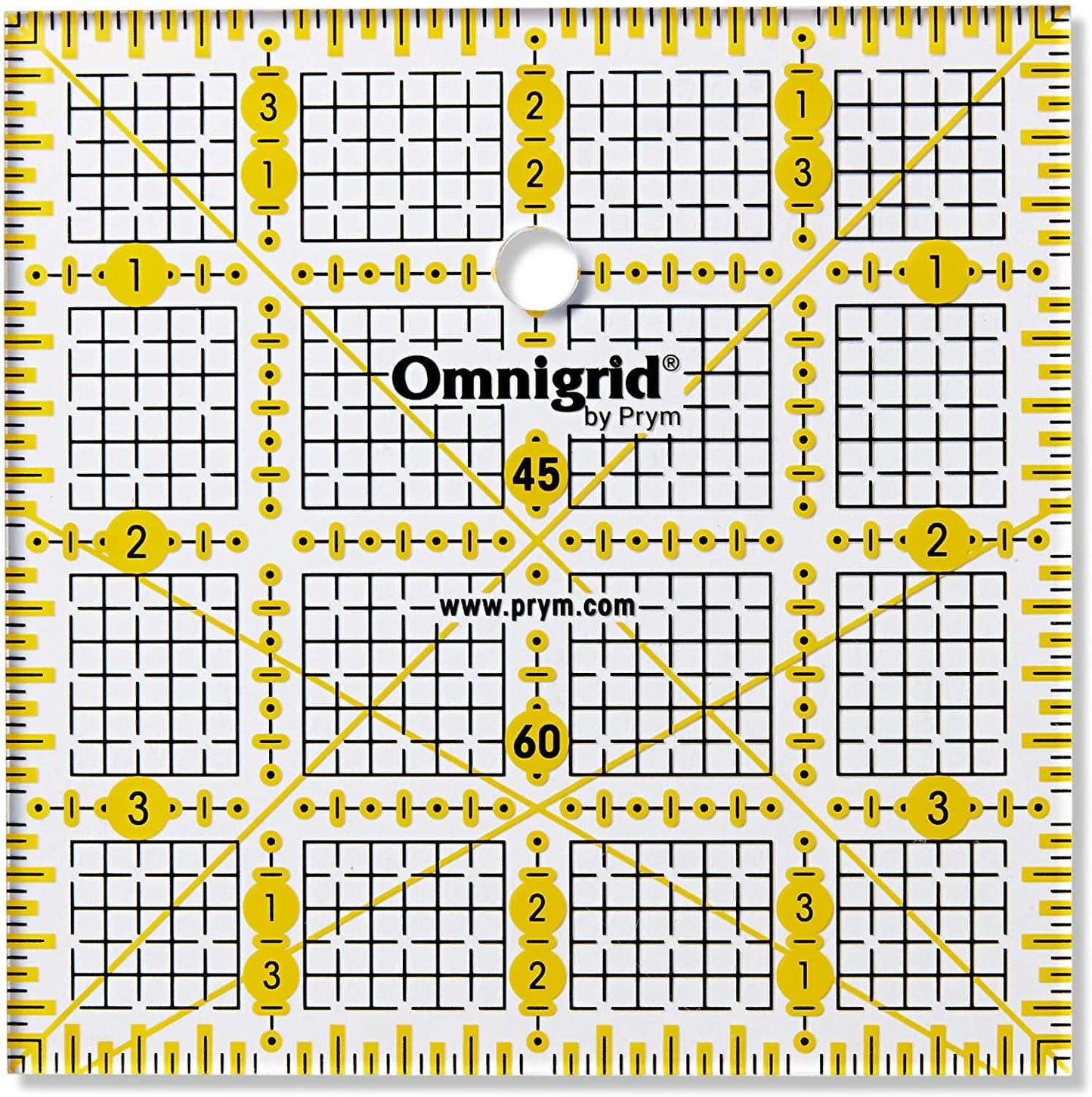 Prym Omnigrid Universal Ruler - 4 x 4 inch