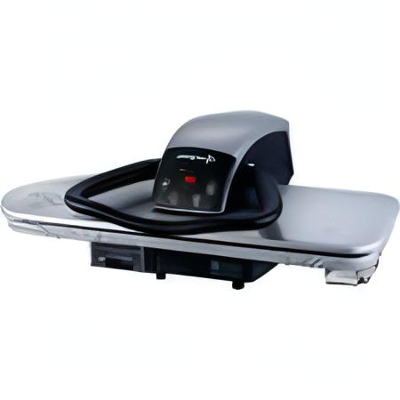 HD91 Silver Steam Ironing Press 91cm Professional Heavy Duty with Stand & Iron - EX DISPLAY