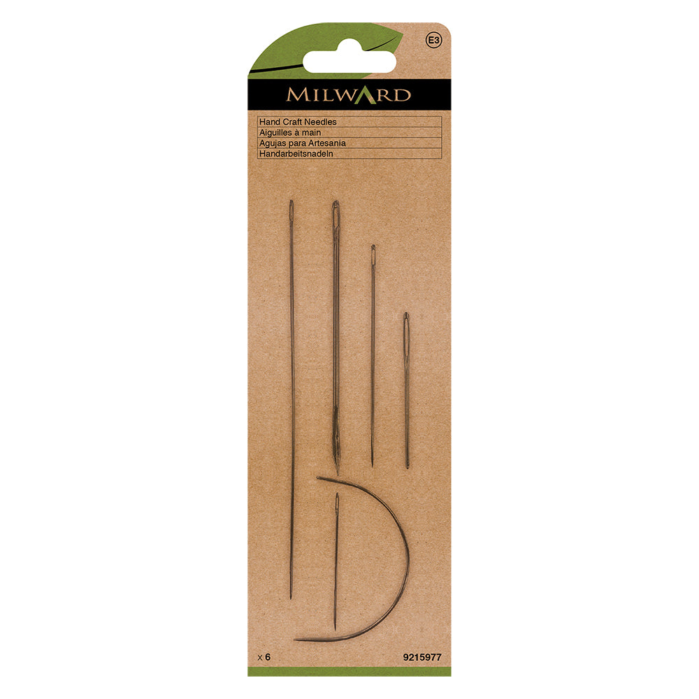Set of six Milward Green hand craft needles